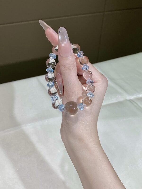 hc-0251-dcc885f9f71de3eed159bf2f1fe4993e.jpg Clear Quartz Bubble Bracelet NO. 0251