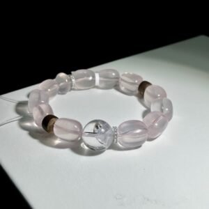 Rose Quartz Freeform Bracelet NO. 0256