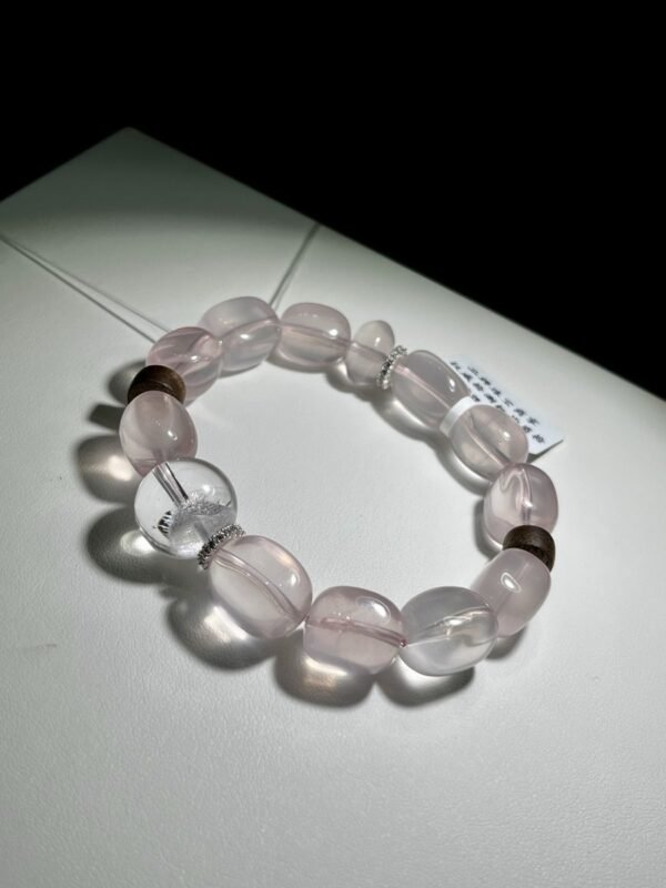 Rose Quartz Freeform Bracelet NO. 0256