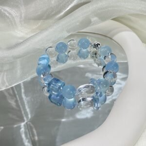 Aquamarine Bubble Bracelet NO. 0259