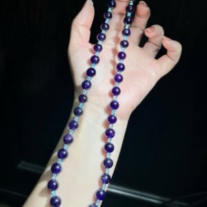Amethyst Mala Necklace NO. 0274