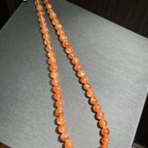 hc-0278-5004a55a31c9ec1886b796516c77947d.jpg Golden Sunstone Mala Necklace NO. 0278