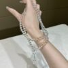 hc-0280-76caf46396759ef6e5c9611b3ac00456.jpg Clear Quartz Mala Bracelet NO. 0280