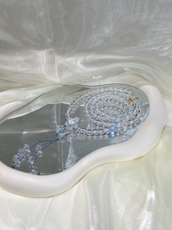 hc-0280-ad01e6afe22e58625f88e3eca2f7313e.jpg Clear Quartz Mala Bracelet NO. 0280