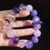 Amethyst Double-Point Bracelet NO. 0281