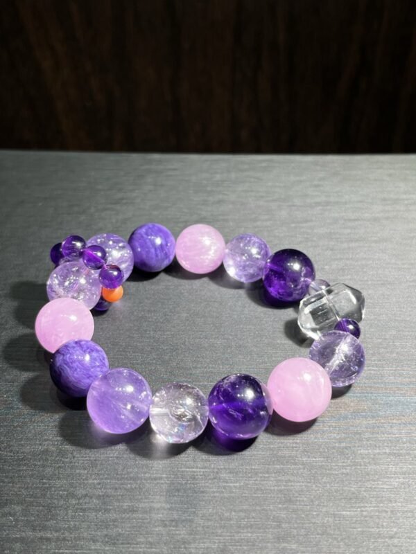 Amethyst Double-Point Bracelet NO. 0281