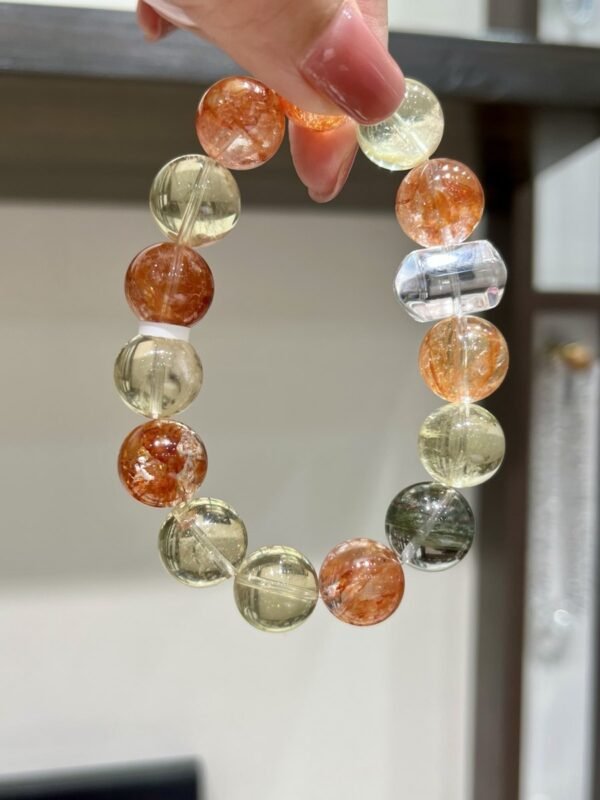 Citrine Double-Point Bracelet NO. 0297