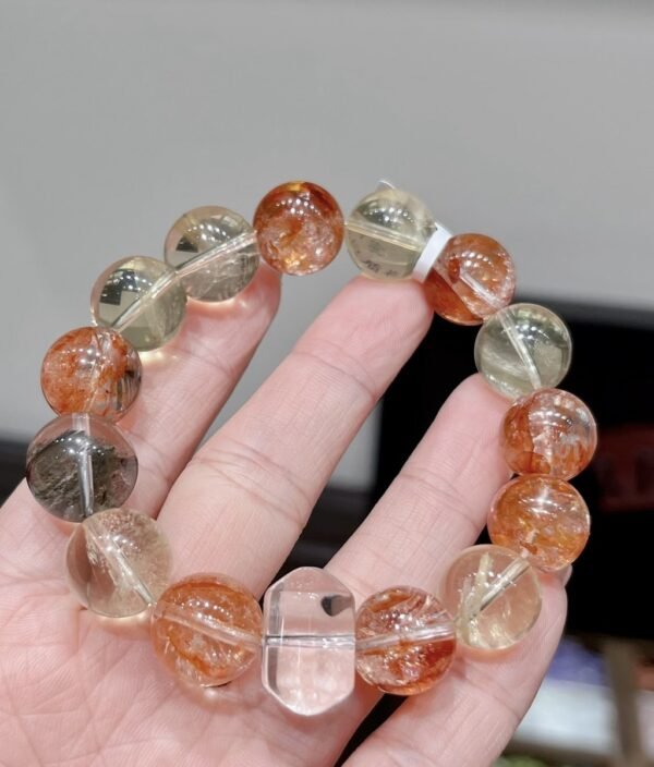 Citrine Double-Point Bracelet NO. 0297
