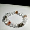 hc-0303-43142e0f857774d43f26f2c93796d78a.jpg Clear Quartz Sugar-Cube Bracelet NO. 0303