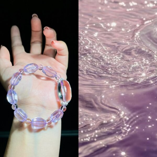 hc-0306-64ce1811526668e5529bc6f10d2c9aa3.jpg Amethyst Freeform Bracelet NO. 0306