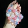 hc-0313-08636e64e12a84c078c70e77a6c86ba1.jpg Rose Quartz Double-Point Bracelet NO. 0313