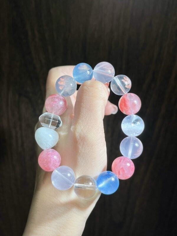 hc-0313-5ac85801731f429bcd2c0864e2c7b33b.jpg Rose Quartz Double-Point Bracelet NO. 0313