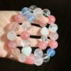 hc-0313-f6387971930bdee7550928e736b9c911.jpg Rose Quartz Double-Point Bracelet NO. 0313