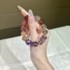hc-0318-23fbbbcf4386fc62dfdfd70fee7aceef.jpg Phantom Quartz Sugar-Cube Bracelet NO. 0318