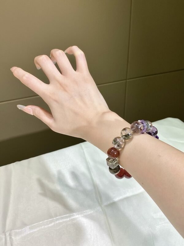 hc-0318-6f54b7c6bfa74ecbb4886e3eb1a9c68e.jpg Phantom Quartz Sugar-Cube Bracelet NO. 0318