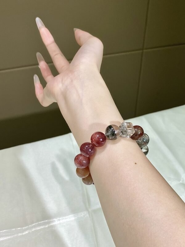 hc-0318-7fd21ba24f1eb4708864aee0029b8bca.jpg Phantom Quartz Sugar-Cube Bracelet NO. 0318