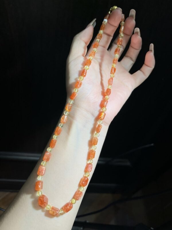 hc-0329-1a709ce2b77a2ccd7accb23defe23871.jpg Golden Sunstone Necklace NO. 0329