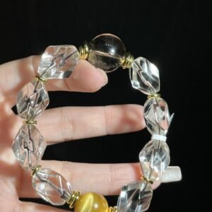 Smoky Quartz Freeform Bracelet NO. 0331