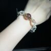 hc-0331-a6543b7392c10cb54ee7a6f09e36d8c2.jpg Smoky Quartz Freeform Bracelet NO. 0331