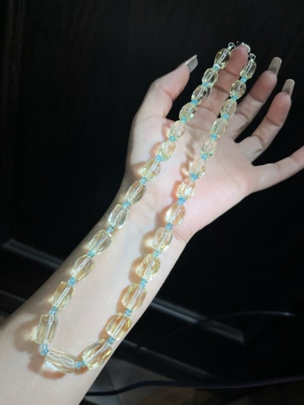 hc-0347-fe831d68b8123d52e7c49f75a3d83a8e.jpg Citrine Faceted Bracelet NO. 0347