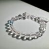 Rose Quartz Sugar-Cube Bracelet NO. 0349