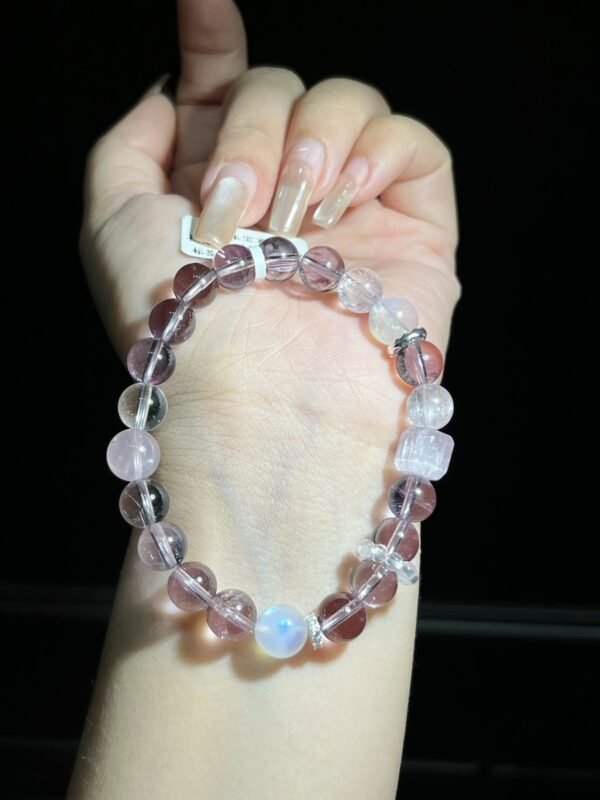 Amethyst Sugar-Cube Bracelet NO. 0350