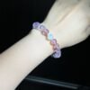 Amethyst Sugar-Cube Bracelet NO. 0350