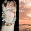 hc-0351-21b6b236cf1e37b91f2887cda5778962.jpg Moonstone Sugar-Cube Bracelet NO. 0351
