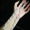 hc-0361-02ee2c8ace91de962bbd61c456760a0c.jpg Rose Quartz Freeform Bracelet NO. 0361