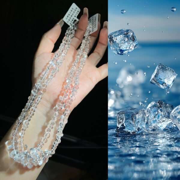 hc-0373-053bd6cd8f62b941962df997394e0bce.jpg Clear Quartz Freeform Necklace NO. 0373