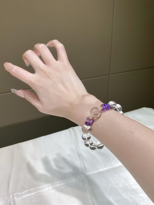hc-0377-be7a42e51d26cc2008dcfd5e926adfc7.jpg Clear Quartz Bubble Bracelet NO. 0377