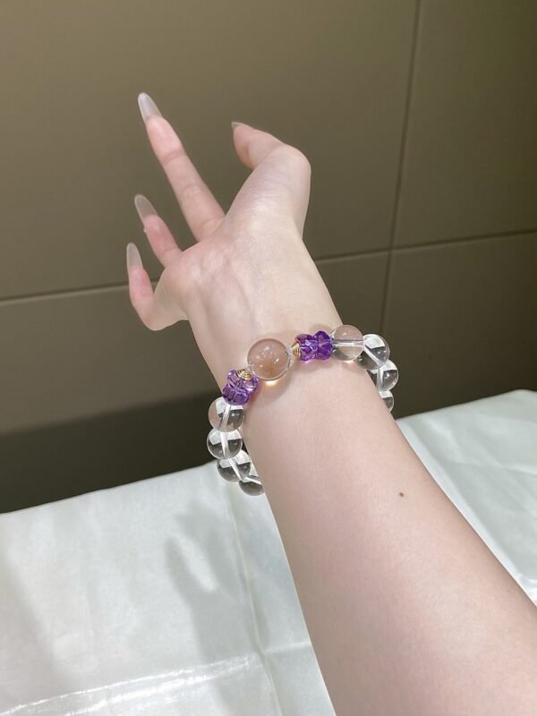 hc-0377-e4a051105009c722291bf4d11aa8d50a.jpg Clear Quartz Bubble Bracelet NO. 0377