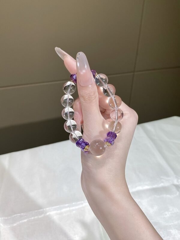 hc-0377-e4eb10b251b7ae5afc7d5016e76a4d29.jpg Clear Quartz Bubble Bracelet NO. 0377