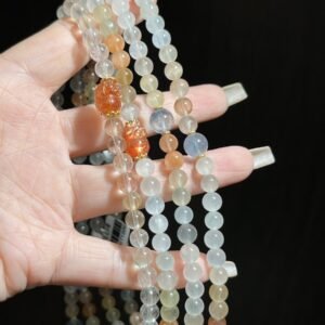 Fairy-Hair Quartz Bracelet with Pixiu NO. 0378