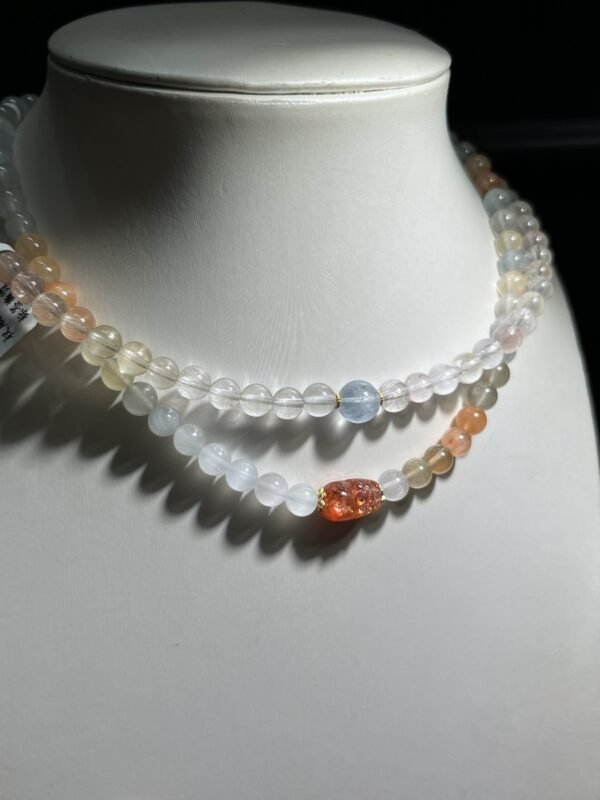 Fairy-Hair Quartz Bracelet with Pixiu NO. 0378