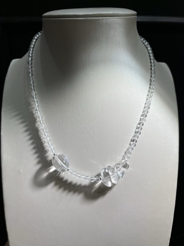 hc-0391-e438c0b92ed65d6292d10af8004f166e.jpg Clear Quartz Freeform Necklace NO. 0391