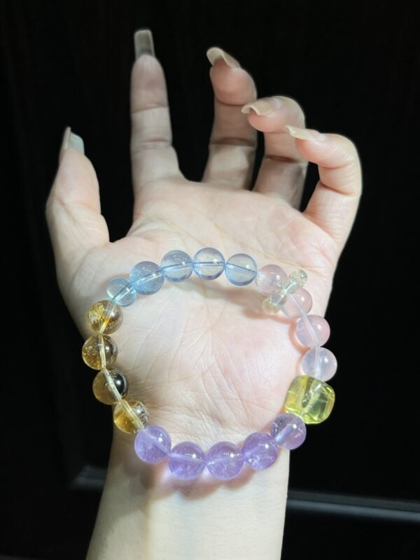 Amethyst Sugar-Cube Bracelet NO. 0393