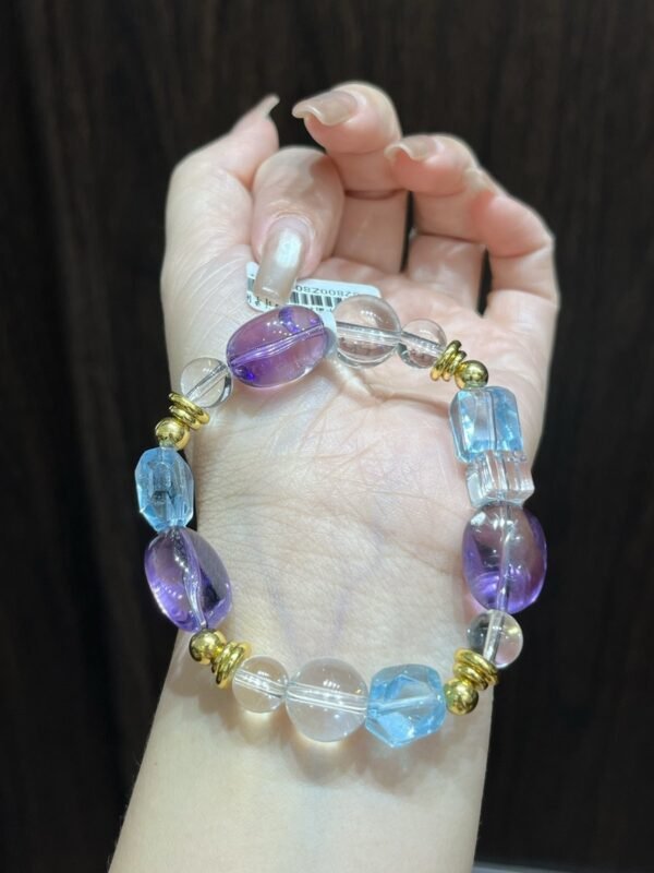hc-0394-a764c8b2a90fc22b77d629edbf4bb28b.jpg Amethyst Bubble Bracelet NO. 0394