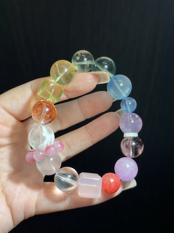 hc-0398-a14b24a422bd3e070187d489ea78352e.jpg Aquamarine Sugar-Cube Bracelet NO. 0398