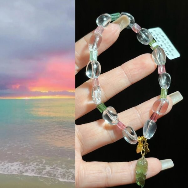 hc-0409-78d867c693eeac1e328543dde44dc3b9.jpg Clear Quartz Candy Bracelet NO. 0409