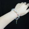 hc-0409-9a3a024be58ef083b27aecd10a911a72.jpg Clear Quartz Candy Bracelet NO. 0409