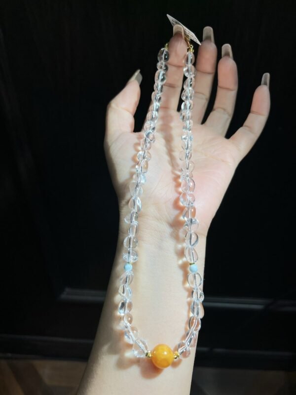 Clear Quartz Candy Necklace NO. 0414