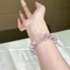 hc-0419-64f4683b5290baffb01f23827da31665.jpg Rose Quartz Bubble Bracelet NO. 0419