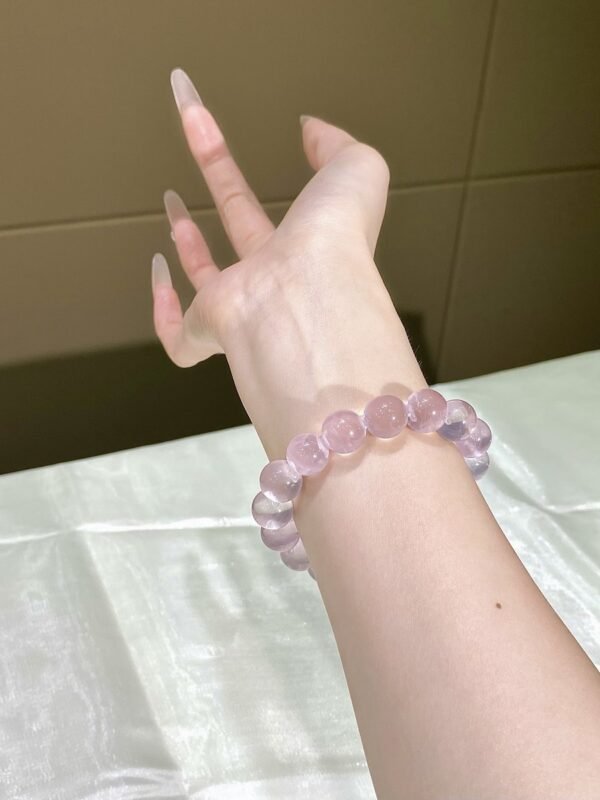 hc-0419-64f4683b5290baffb01f23827da31665.jpg Rose Quartz Bubble Bracelet NO. 0419