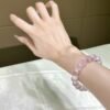 hc-0419-917adde4d5868a1980a77aaa67076915.jpg Rose Quartz Bubble Bracelet NO. 0419