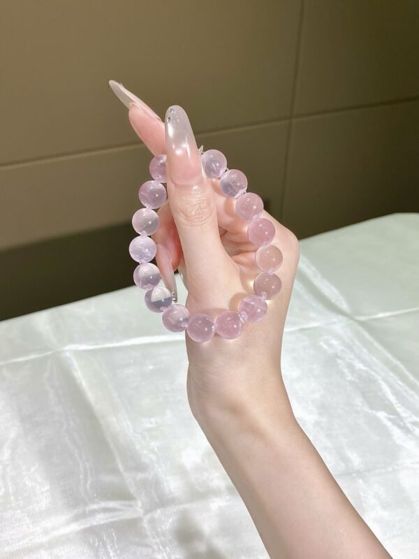 hc-0419-aca55ec8a026fa71cc2bf693348c3ca9.jpg Rose Quartz Bubble Bracelet NO. 0419