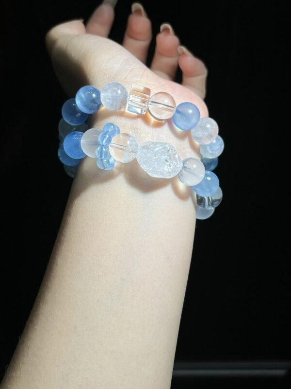 hc-0420-441ce8d14966be4390c25c7b295e15b5.jpg Aquamarine Sugar-Cube Bracelet NO. 0420