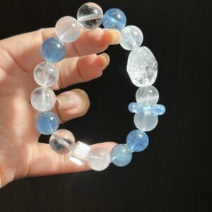 hc-0420-797dfc4bb8ed0be4f9a114f2282d3e19.jpg Aquamarine Sugar-Cube Bracelet NO. 0420