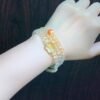 hc-0433-8405a3067e4763d2116a61e8cceb10b0.jpg Golden Sunstone Freeform Bracelet with Pixiu NO. 0433