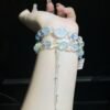 hc-0439-5615c05751b1649c6fdf68028f57f357.jpg Aquamarine Sugar-Cube Bracelet NO. 0439